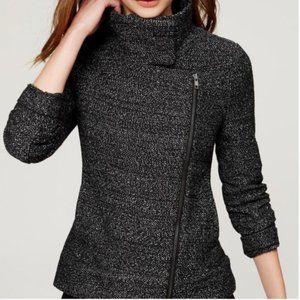 Loft outlet asymmetrical zipper jacket